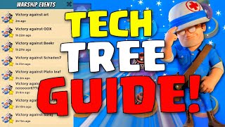 THE Season 81 Tech Tree Guide! ⭐ // Boom Beach Warships