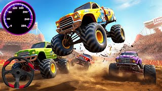 Monster Truck Racing Offroad Simulator - 4x4 Derby Mud and Rocks Driver 3D - Android GamePlay 2024 screenshot 1
