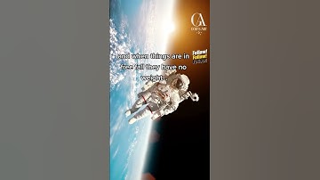 Why do astronauts float in space? 😮 #Shorts