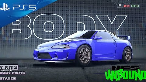 Need for Speed Unbound (PS5) Car Customization Gameplay | Mitsubishi Eclipse GSX