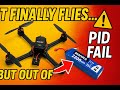 10 Inch DIY Toy Drone Finally Flies! (But Hard to Control…)