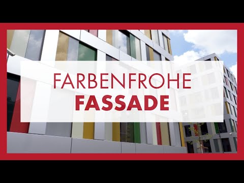 Luisenblock: Glas-Fassade mit Siebdruck und Emaillierung von Glas Marte