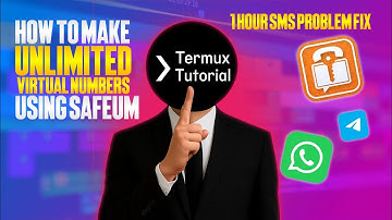 How to make unlimited virtual numbers for whatsapp using SafeUM + Termux✅ | 1 hour sms issue fixed