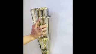 Golden Mashal Torch Shape Wall Lamp #glowave #light #illuminator #youtube #homedecor