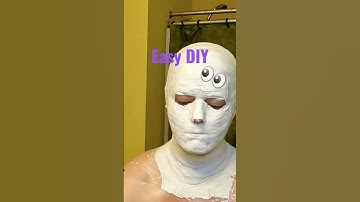 Easy  Plaster Crafts/ Create A Face! #diy #tutorial #shorts