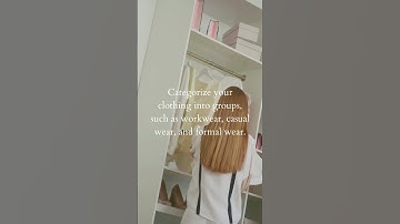 Organize Your Closet Like a Pro: 5 Steps to a Clutter-Free Wardrobe #shorts
