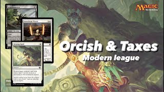 MTGO Modern League | 🏹 Orcish & Taxes ft. helping Hand! Dredge is back!?