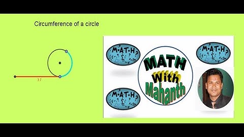 Animation of circumference in GeoGebra#GeoGebra Animation#GeoGebra Tutorial#circle animation#circle