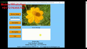 Steganography Using AES Algorithm
