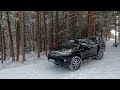 Toyota Hilux in winter forest  / GoPro Hero 10 / 4K