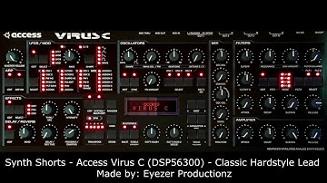 Access Virus C | Classic Hardstyle Lead | DSP56300 Emulator