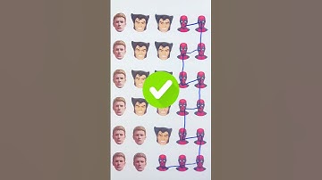 Line connect puzzle of deadpool # deadpool# video viral