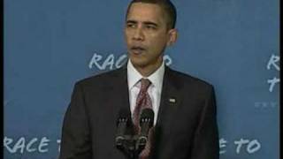 President Barack Obama Gives Speech On Education