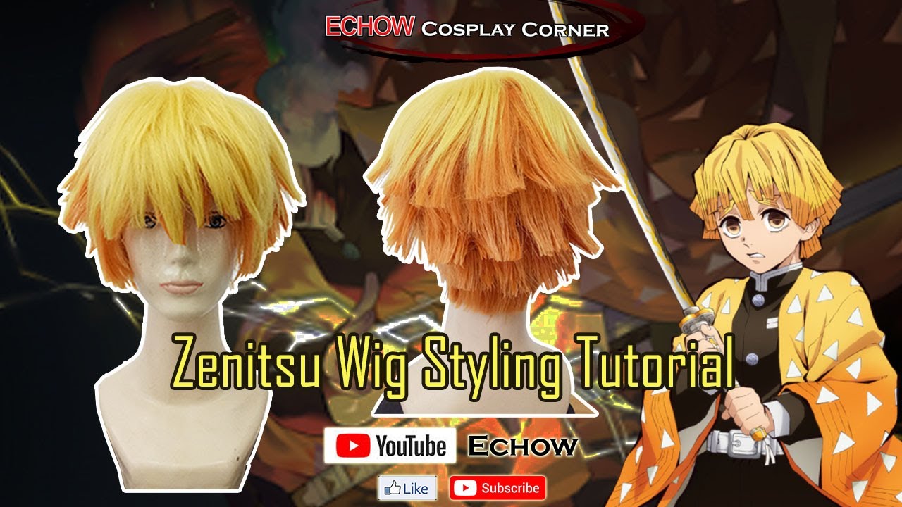 最大74OFFクーポン Demon Slayer Agatsuma Zenitsu Cosplay Wig Female Acting