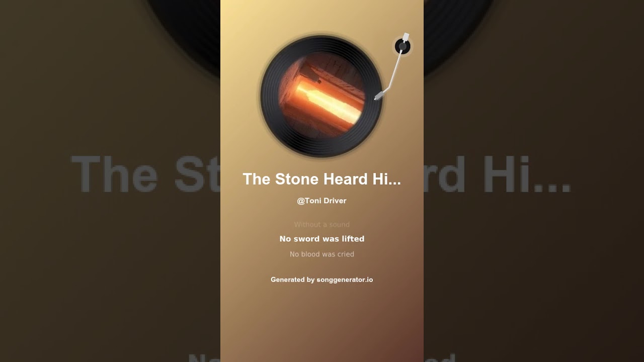 The Stone Heard Him Rise