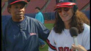 Back in 1992 i was shooting a feature with the anaheim angels for tsn.
much to my surprise getty lee and alex lifeson were taking batting
practice t...