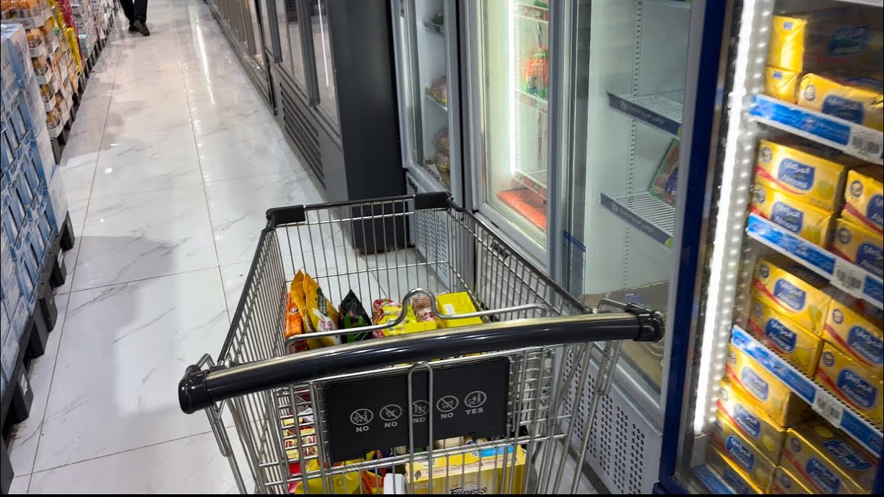 مقاضي الشهر مع زوجي  🛒💵 شوفوا ايش وصلني🧹😲🫧