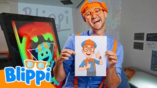 blippi gets creative light color blippi s fun learning adventures