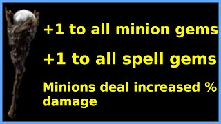 How to craft a minion wand! 3.19  [Pathofexile]