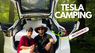 Sleeping In A Tesla  Epic Camping Adventure. Must Have Accessories, Pros & Cons, Model Y