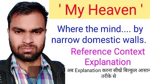 My Heaven Reference Context Explanation