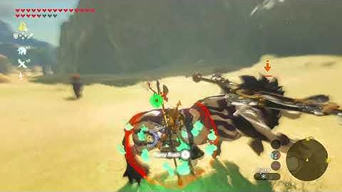 probably my most frantic Lynel encounter | BotW