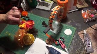 How to make an embellished Turkey headband