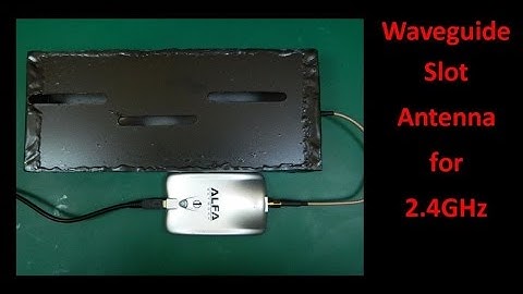 waveguide slot Antenna for 2 4GHz #153