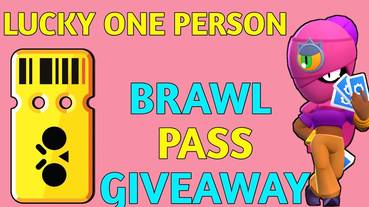 BRAWL PASS GIVEAWAY Brawl Stars YouTube brawl-pass-giveaway-brawl-stars-youtube