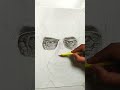 Hyper Realistic face drawing of Walter White (nose, eyes ) | part- 1 #shorts @SumanArTzoNe ||
