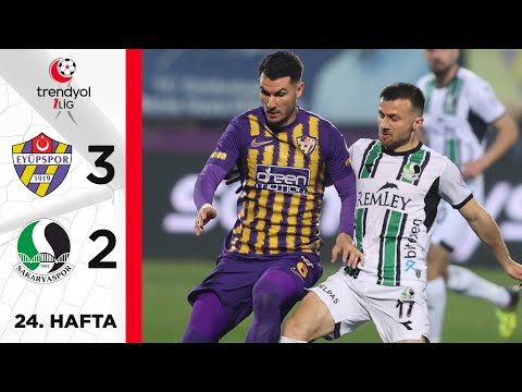 Eyüpspor (3-2) Sakaryaspor - Highlights/Özet | Trendyol 1. Lig - 2023/24