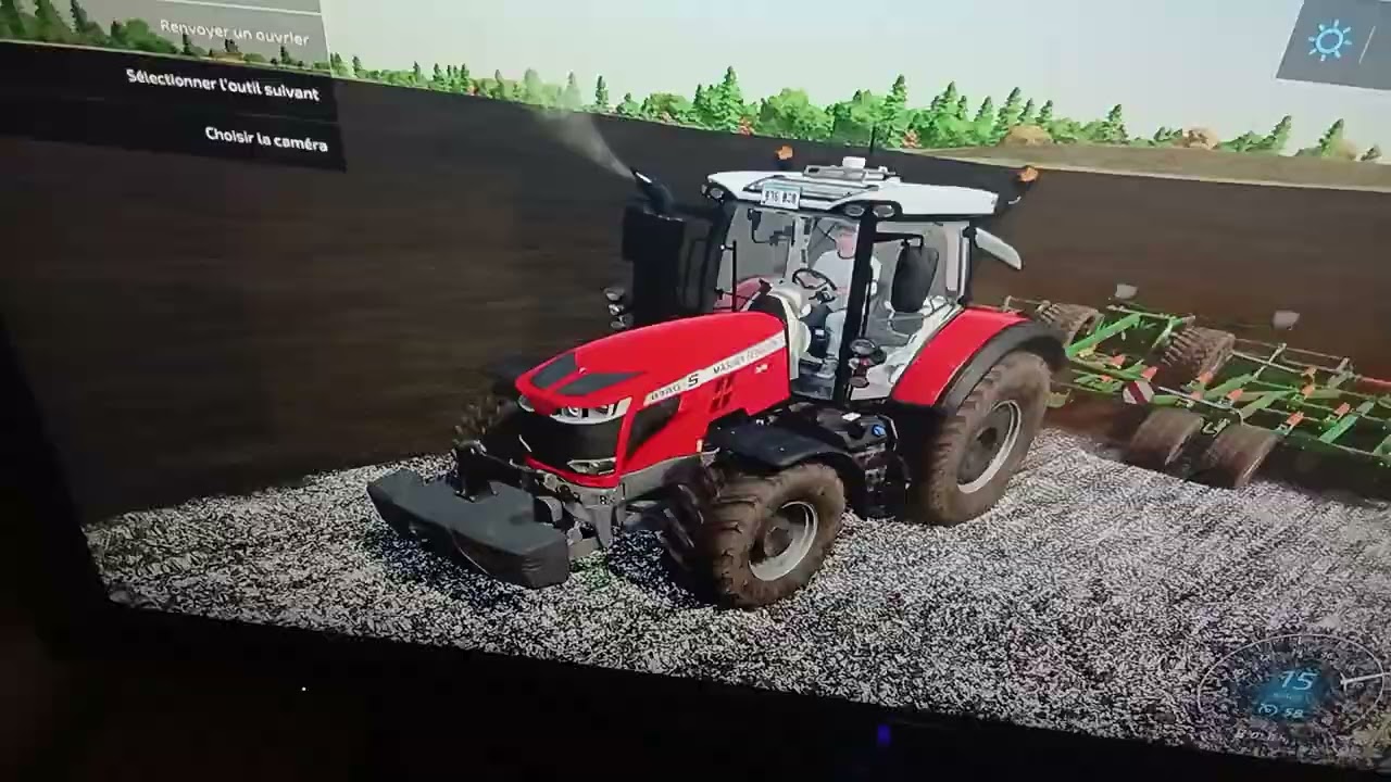 Christophe aube patron  préparation  pour  pièce  de blé  du  printemps 