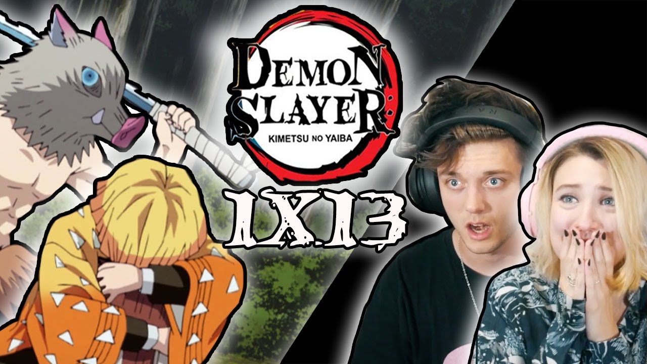 Anime Noobs watch Demon Slayer 1x14  The House with the Wisteria Family  Crest Reaction 