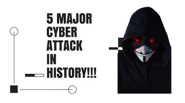 Unveiling the 5 Major Cyber Attacks That Shook the World! #cyberattack #top5 #hacking