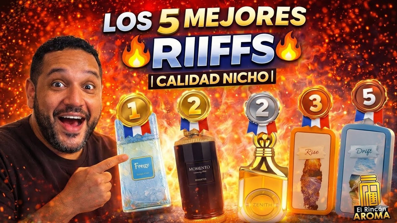 Top 5 mejores perfumes de Riiffs // la evolución de esta casa árabe 🤌🏽