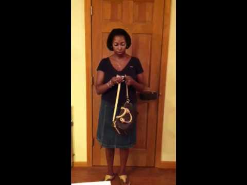 Louis Vuitton Speedy Bandouliere 25 with Strap try on - YouTube