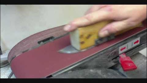 Knifemaking - A Work in Progress - Part 5 Finishing the Taper.