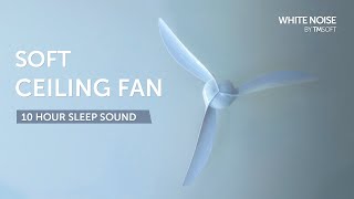 Soft Ceiling Fan Sleep Sound - 10 Hours - Black Screen screenshot 3