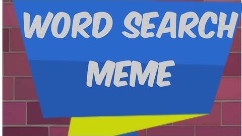 Word Search Game in excel|