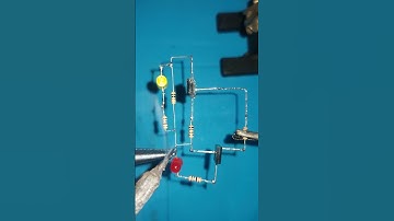 SHORT CIRCUIT PROTECTION CIRCUIT WITH LED INDICATOR. #shorts