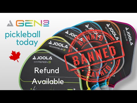 Joola Gen 3 Paddle Banned and Refund Available: EP: 4.1