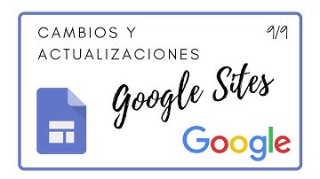 ➡️ Tutorial Google Sites 9 - Cambios y actualizaciones del Site