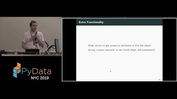 Joe Jevnik: Zarr vs. HDF5 | PyData New York 2019
