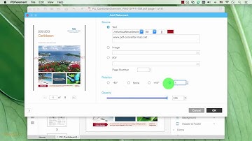 How to Add a Watermark to PDF on Mac ?