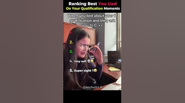 Ranking Best “You Lied On Your Qualification” Trend #shortsviral #tiktok #funny #trending