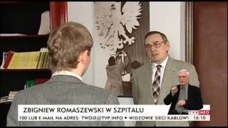 Zbigniew Romaszewski W Śpiączce Tvp Info, 09.02.2014