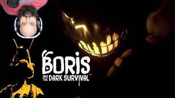 Boris Big Brain vs. The Ink Dummy in Boris and the Dark Survival!