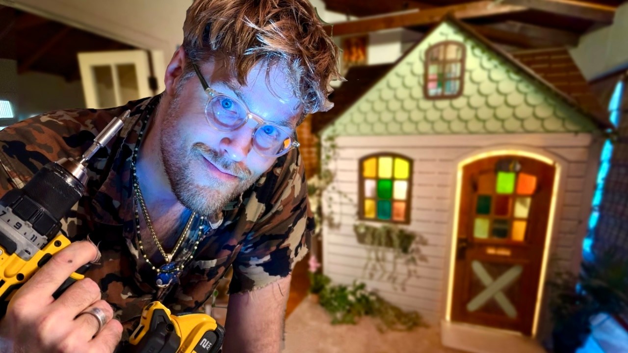 I Built a tiny home INSIDE My House