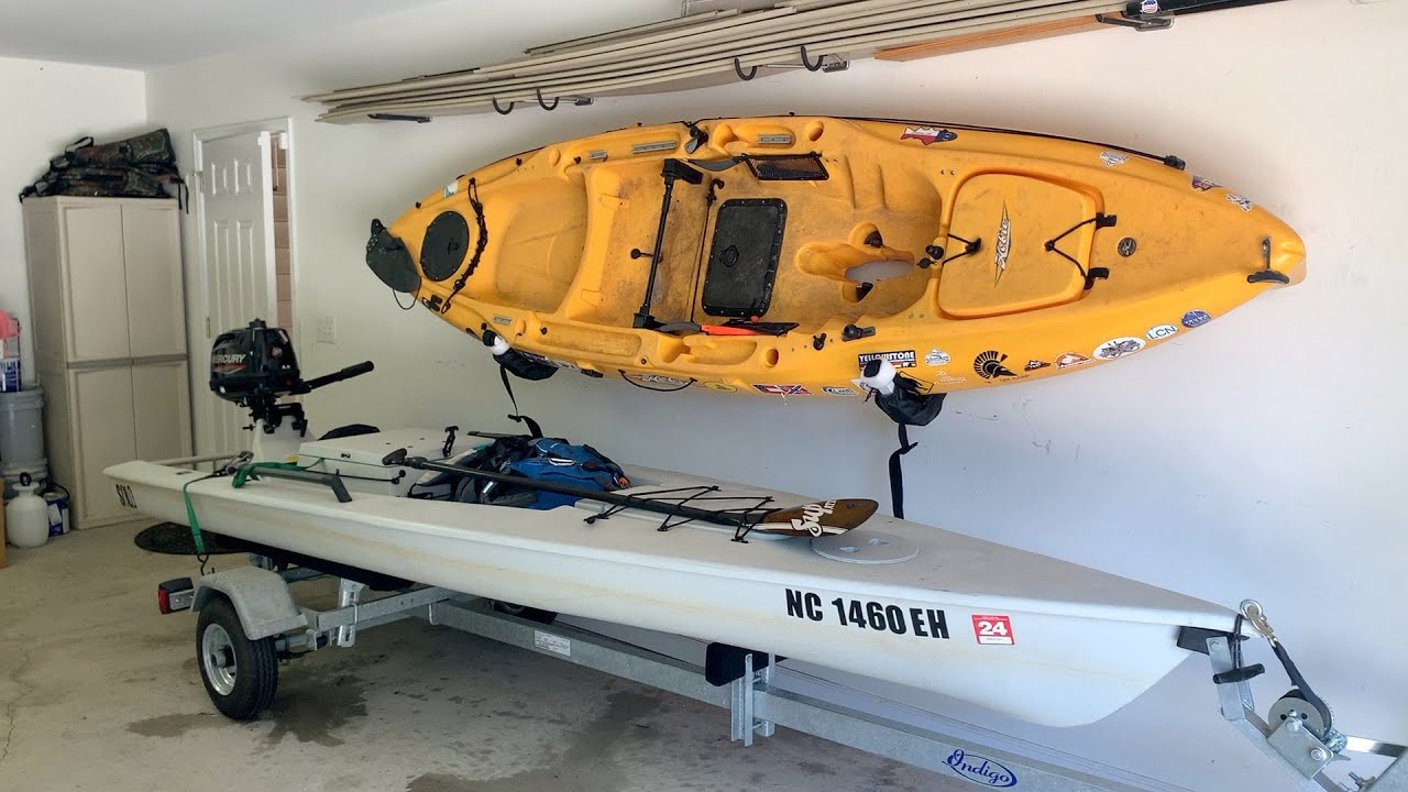 Kayak Storage Rack For Garages And Outside Youtube