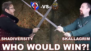 Shadiversity vs Skallagrim: Who would win in a SWORD FIGHT?!